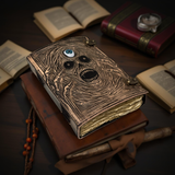A5 Skull and Evil Eye Leather Journal