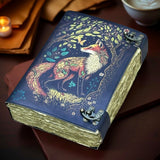12"x8" Mystic Wolf -Leather Journal | 360 Vintage Pages (New)