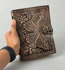 A5 Butterfly Leather Journal / 220 Pages