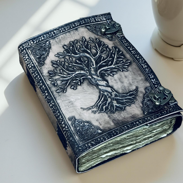 A5 Tree of Life leather journal | 2 Colour Options