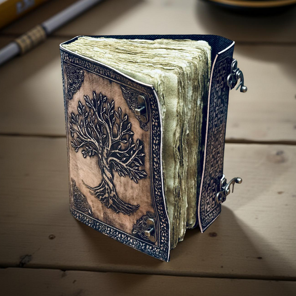A5 Tree of Life leather journal | 2 Colour Options