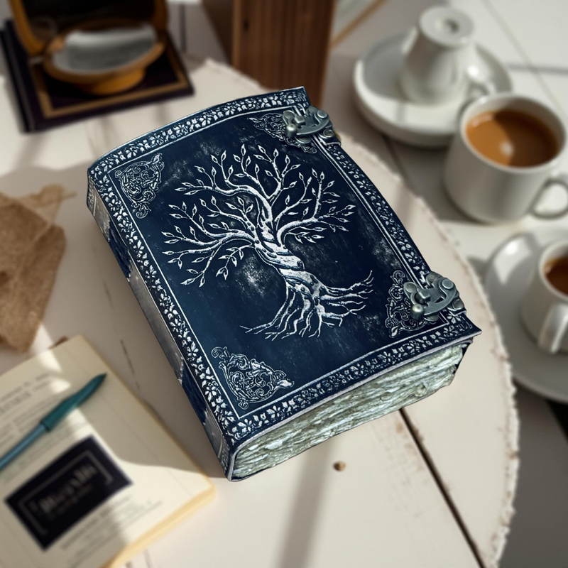 A5 Tree of Life leather journal | 2 Colour Options