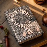 A5 Sunflower Leather Journal | 240 Pages