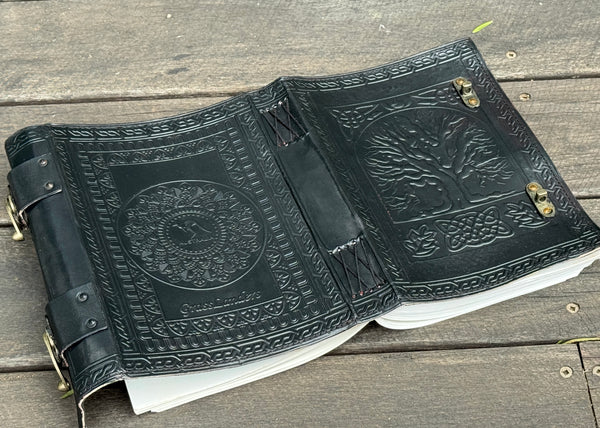 10'' Tree of Life Leather Journal | 300 White Pages