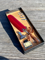 Caligraphy Ink Pen Set |  Feathers Pen - Japanese Ink